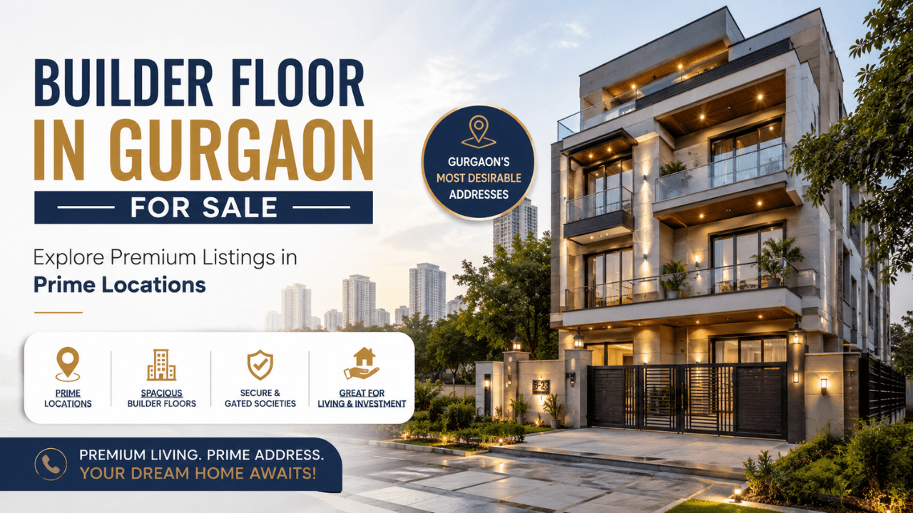 Builder Floor in Gurgaon for Sale | Premium 4 BHK DLF Phase 2